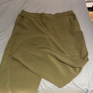 WHBM crop pants - khaki green